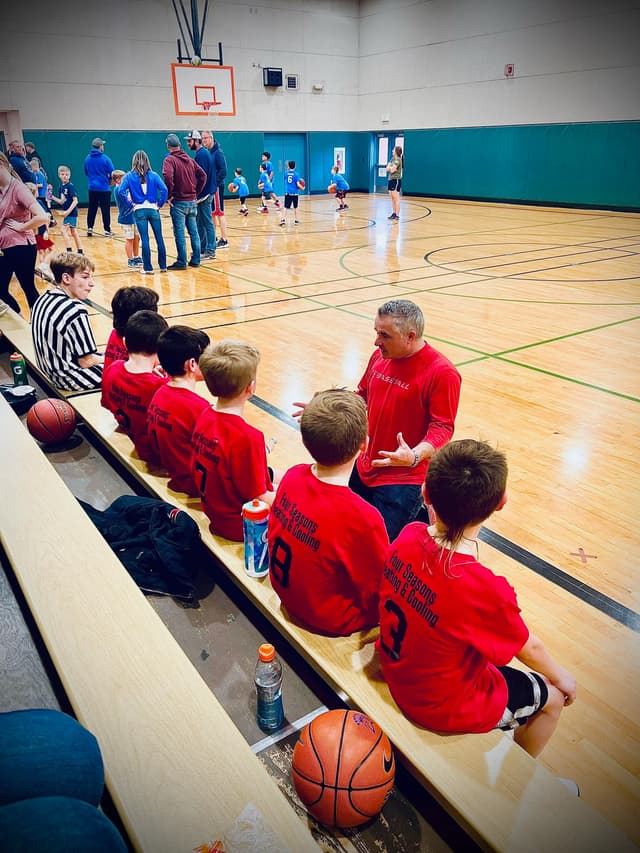 Four seasons heating and cooling basketball team