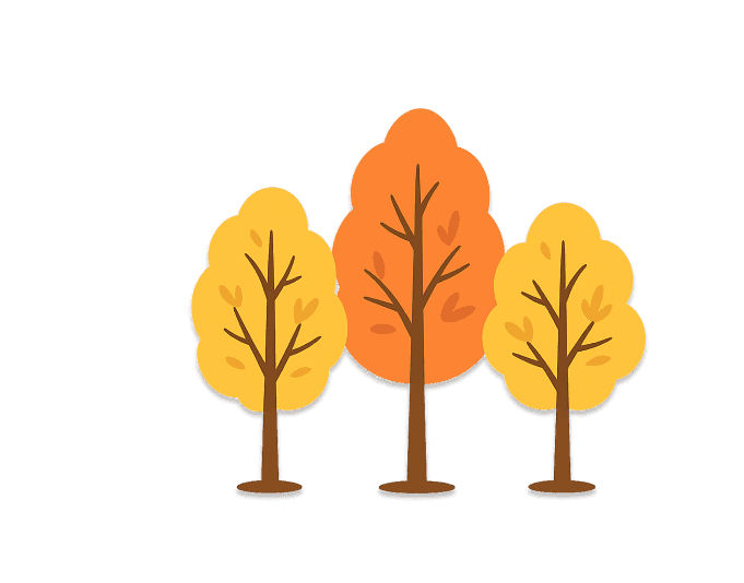 fall trees graphic