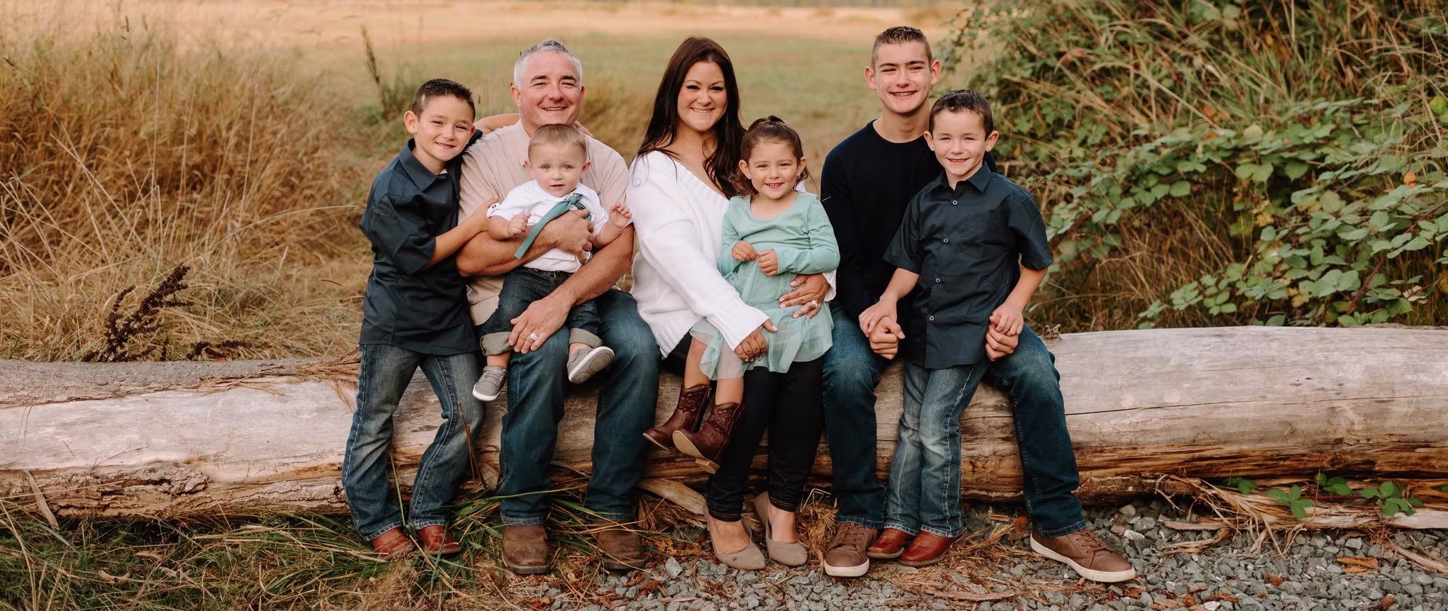 Aaron and family, owners of Four Seasons Heating and Cooling